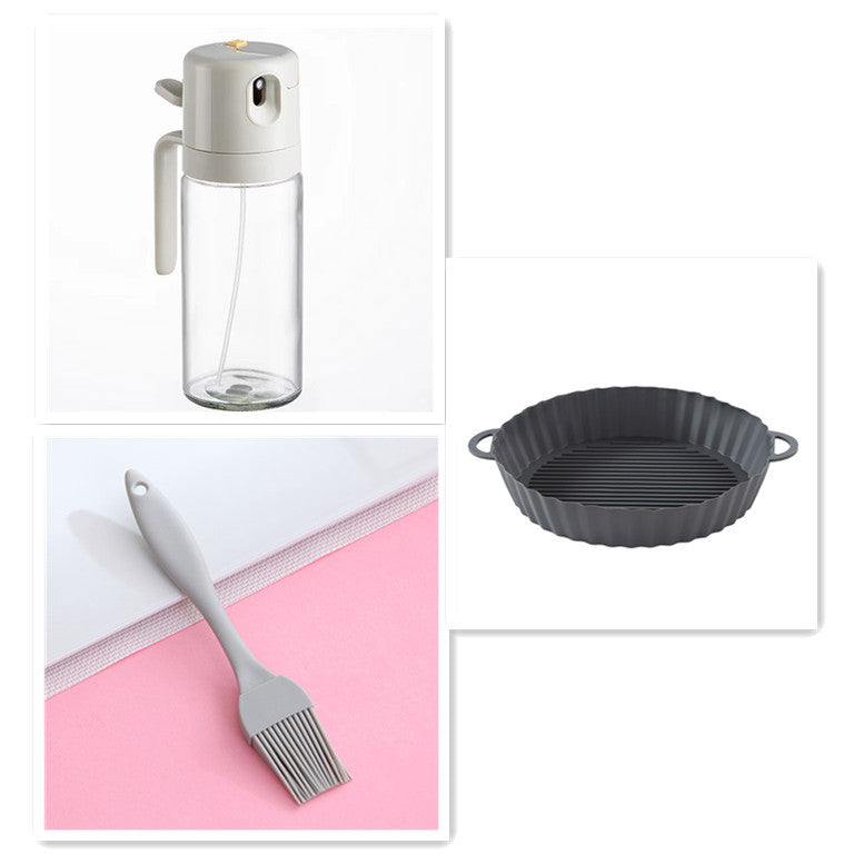 2 In 1 Oil Sprayer Bottle BBQ Oil Dispenser
