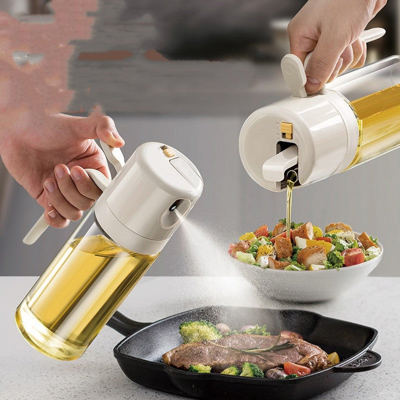 2 In 1 Oil Sprayer Bottle BBQ Oil Dispenser