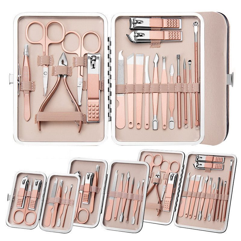 Scissors Nail Clippers Set Ear Spoon Dead Skin Pliers Nail Cutting
