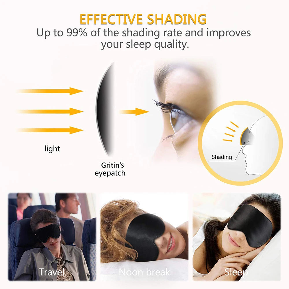 Soft Sleep Mask Pure Natural Silk Fabric