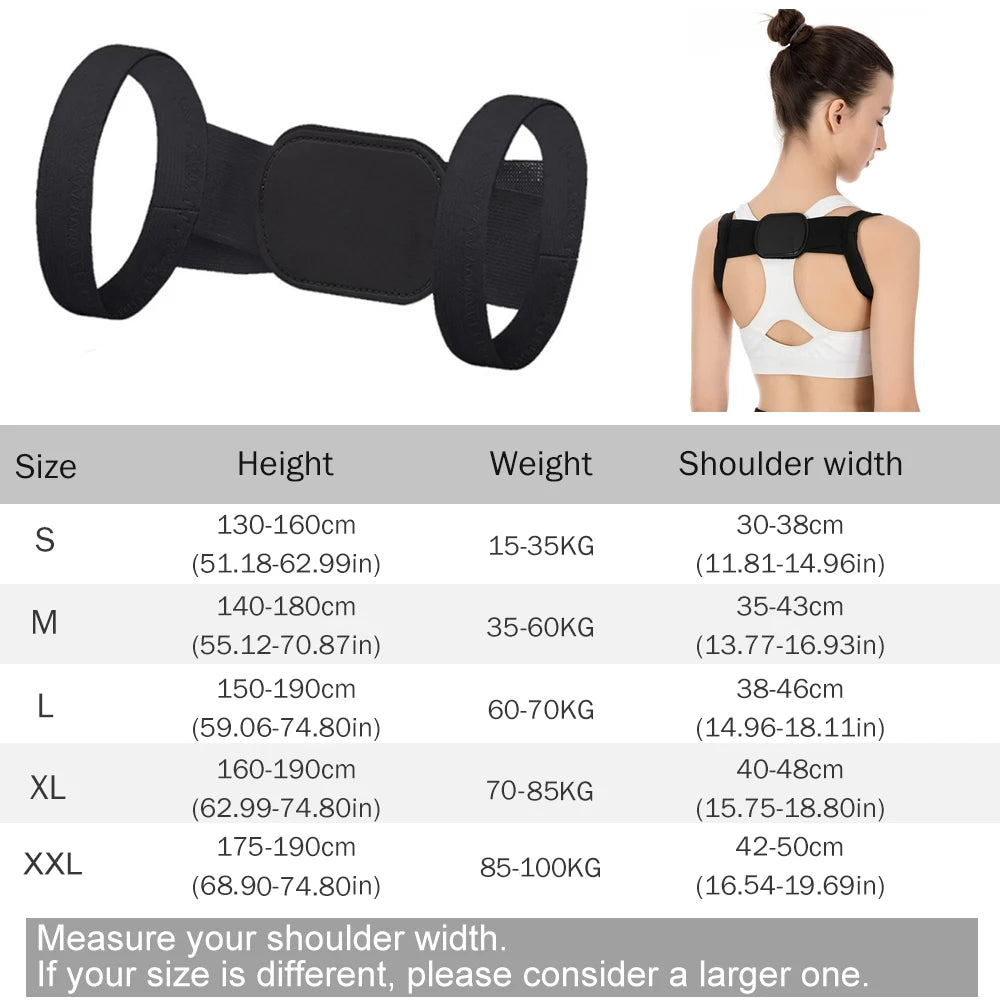 Upper Back Brace Support Belt