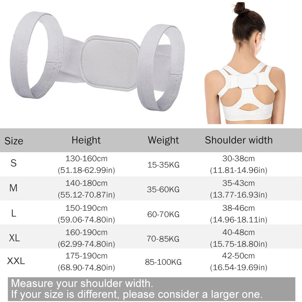 Upper Back Brace Support Belt