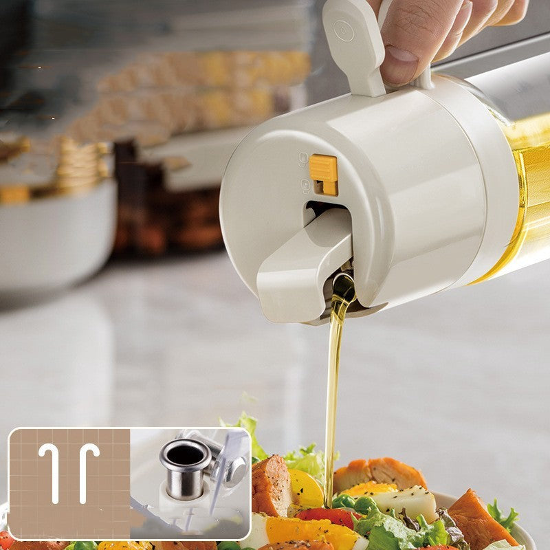 2 In 1 Oil Sprayer Bottle BBQ Oil Dispenser