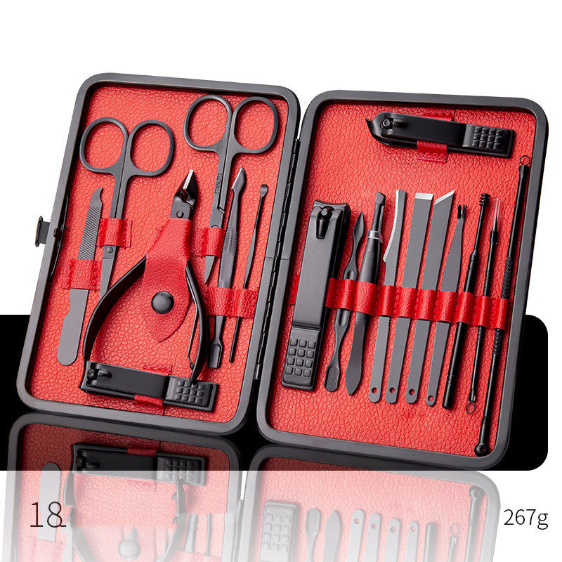 Scissors Nail Clippers Set Ear Spoon Dead Skin Pliers Nail Cutting