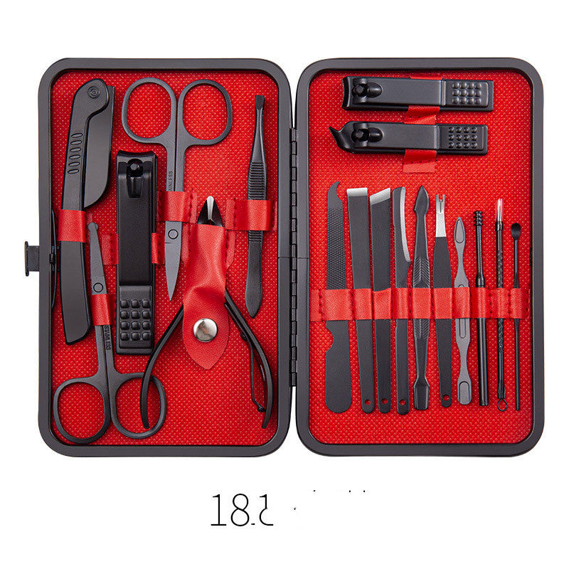 Scissors Nail Clippers Set Ear Spoon Dead Skin Pliers Nail Cutting