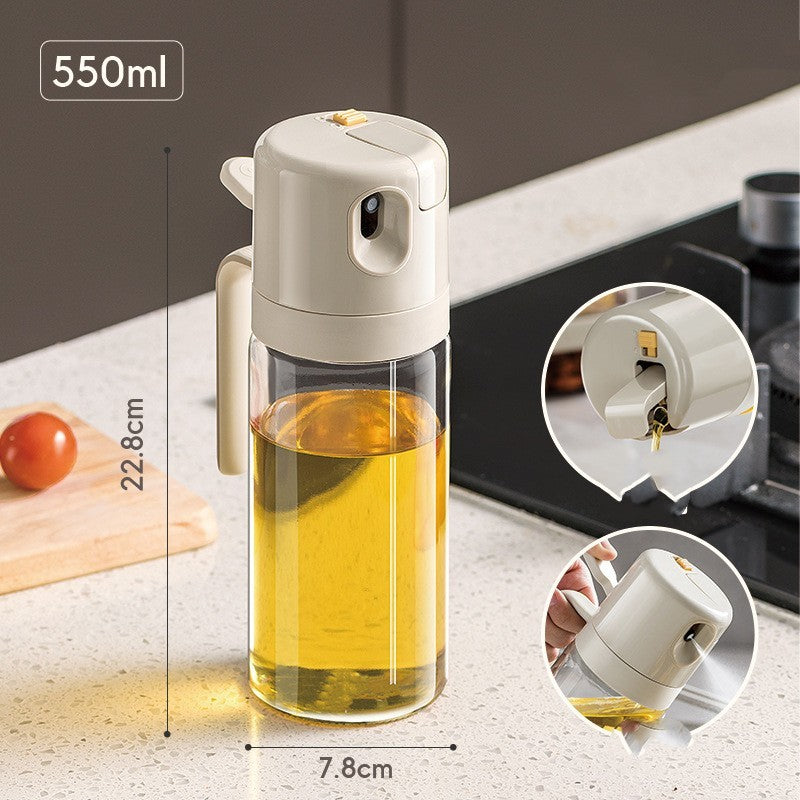 2 In 1 Oil Sprayer Bottle BBQ Oil Dispenser