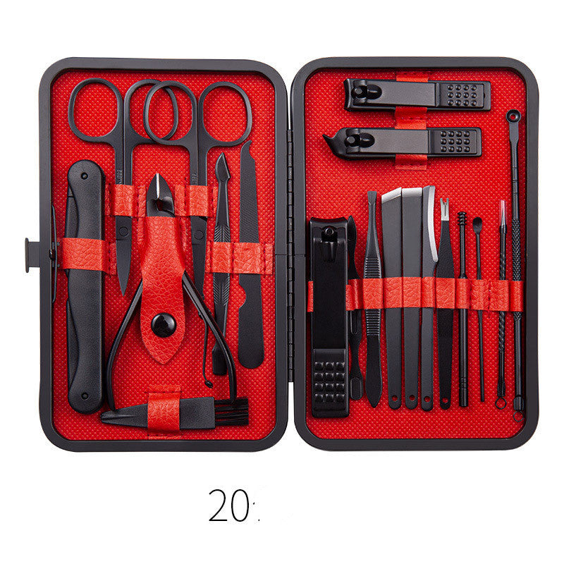 Scissors Nail Clippers Set Ear Spoon Dead Skin Pliers Nail Cutting