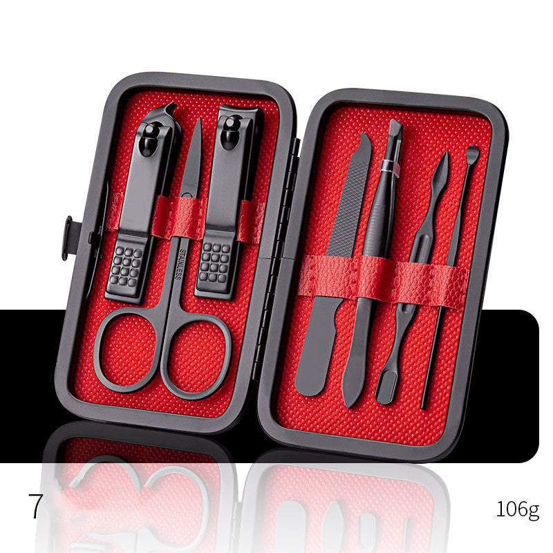 Scissors Nail Clippers Set Ear Spoon Dead Skin Pliers Nail Cutting